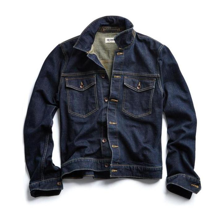 Men'S Fashion Winter  Denim Jeans Jacket . -  Denim Jacket