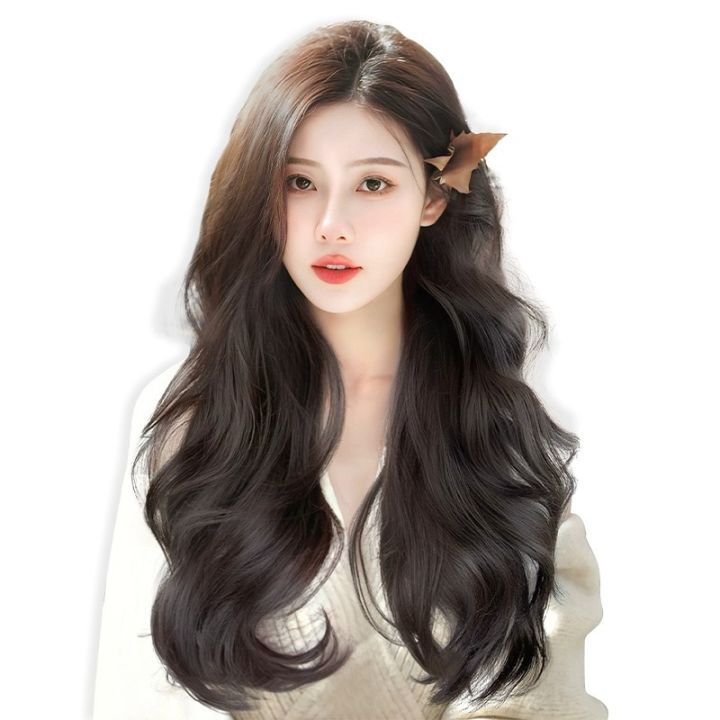 Wig%20for%20Women%20Wig%20Set%20Long%20Three-Piece%20Large%20Wavy%20Net%20Red%20Artificial%20Hair%20Hair%20Extension%20Long%20Curly%20Hair%20Long%20Straight%20Hair%20Hair%20Extension%20-%20Image%205