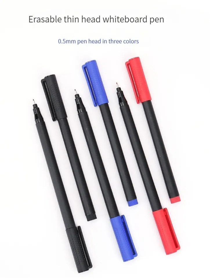 4/10Pcs Dry Erase Markers Ultra Fine 3Colors Erasable