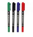 CD/DVD Waterproof Permanent Marker 2in1 Pen set with Clip. 