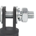 1 Piece 1/2 Inch Scissor Jacks Adaptor Black Chrome Vanadium Steel Impact Wrench Adapter Tool Ball Joint Rod Wrench Tool.