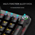 AULA F2058 RGB BACKLIGHT MECHANICAL GAMING KEYBOARD MULTIMEDIA KNOW SOFTWARE CONTROL WRIST REST ANTI GHOSTING. 