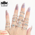 Carat 15-Piece Carat Women's Ring - Bohemian Style Open Ring. 