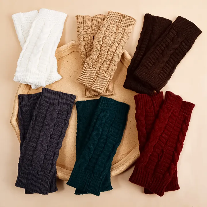 New%20Women%20Fashion%20Winter%20Fingerless%20Gloves%20Girl%20Warm%20Soft%20Wool%20Knitted%20Mittens%20Wrist%20Arm%20Hand%20Half%20Finger%20Elastic%20Short%20Gloves%201Pair%20-%20Image%207