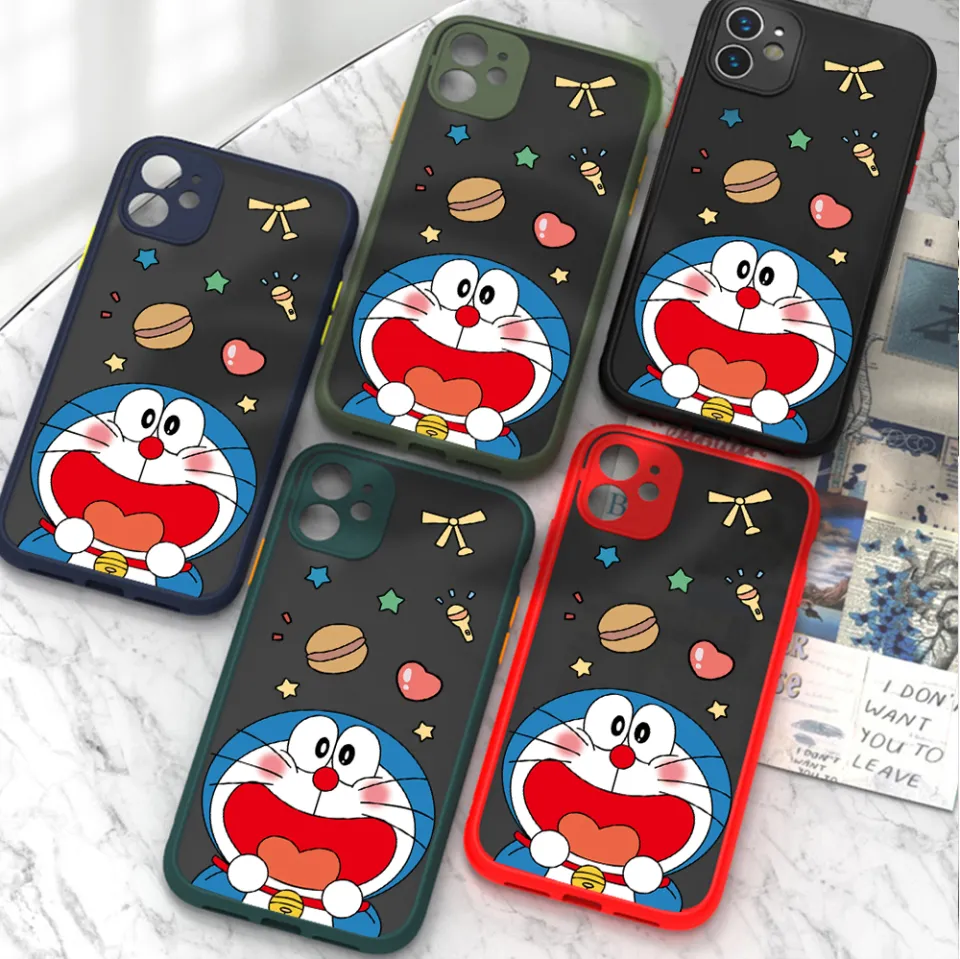 UCUC for Redmi 7A Back Cover Laugh Doraemon Frosted Transparent