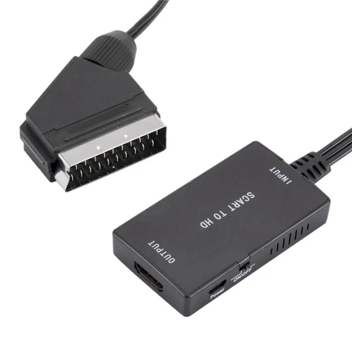 SCART%20to%20HDMI%20Converter%20with%20HDMI%20Cable%20HD%20Adapter%20720P%201080P%20Video%20Audio%20Converter%20Adapte%20for%20TV%20Monitor%20Projector%20-%20Image%204
