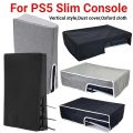 Dust Proof Cover for PlayStation 5 PS5 Slim Game Console Protector Case Washable Anti-scratch Sleeve Protective Host Guard tool.