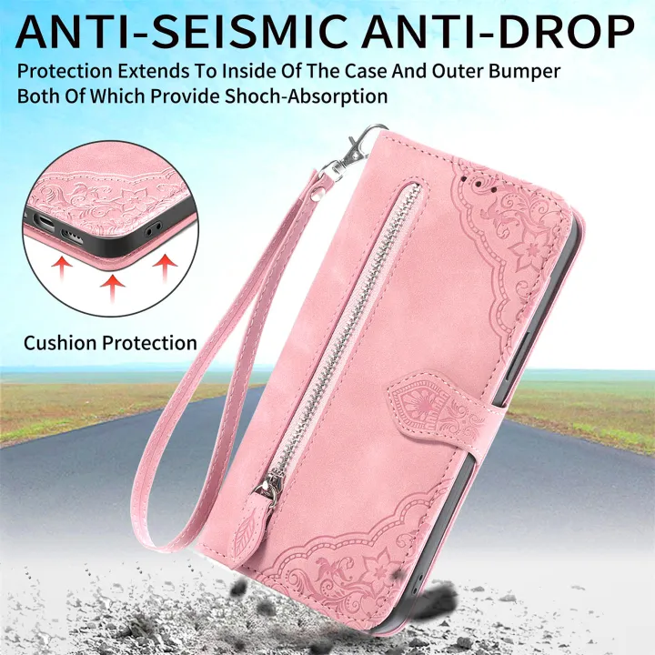 Zipper%20Leather%20Flip%20Wallet%20Case%20For%20OPPO%20Realme%2010%209%20Pro%20Plus%209i%208i%208%207%206%20C12%20C15%20C25%20C25S%20C21Y%20C25Y%20C31%20C35%20Phone%20Cover%20Bags%20-%20Image%203