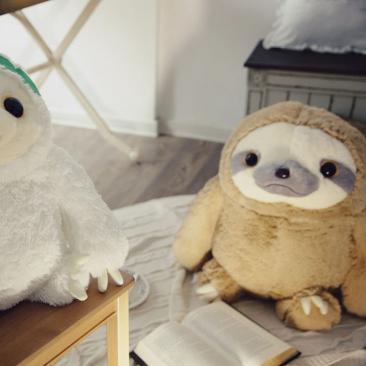 40cm%20Cute%20Sloth%20Animal%20Plush%20Stuffed%20Doll%20Toy%20Home%20Couch%20Bed%20Sofa%20Decoration%20-%20Image%204