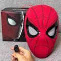 Marvel Mascara Miles Spiderman Headgear Cosplay Moving Eyes Electronic Mask Spider Man 1:1 Remote Control Toys For Adults Giftscosplay. 