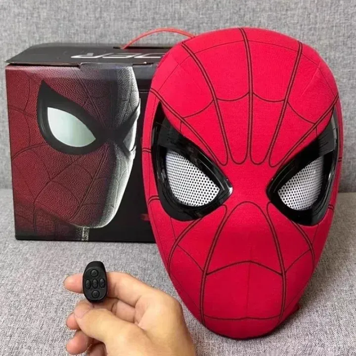 Marvel%20Mascara%20Miles%20Spiderman%20Headgear%20Cosplay%20Moving%20Eyes%20Electronic%20Mask%20Spider%20Man%201:1%20Remote%20Control%20Toys%20For%20Adults%20Giftscosplay%20-%20Image%205