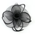 Women Fascinator Bow Hair Clip Headwear Lace Feather Mini Hat Wedding Party Accessory Race Fashion Handmade Lady.