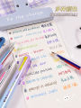Simple multi-color ballpoint pen for students to take notes, special multi-color one-color marker, gel pen press 3 colors.