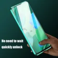 Magnetic Metal Case for VIVO Y19 Y17 /Y15 / Y12 / Y11 /Y50 /Y30 360 Dual Tempered Glass Back Hard Cover Double Side Glass. 
