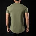 Plain T Shirt Men New Fashion Tee Shirts Summer Cotton Short Sleeve Tshirt Fitness Mens Gym Clothing Casual Sports T Shirts. 