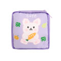 Cute Cartoon Pouch Towel Storage Bag Women Tampon Bags Cotton Sanitary Napkin Storage Bag Purse 1Pcs. 