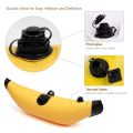 2pcs Kayak PVC Inflatable Outrigger Float Kayak Boat Fishing Standing Float Stabilizer - blue.