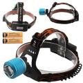 Rechargeable Led Headlight Dual Light Zoom Headlamp for using in OT Cycling BK Riding and fishing.
