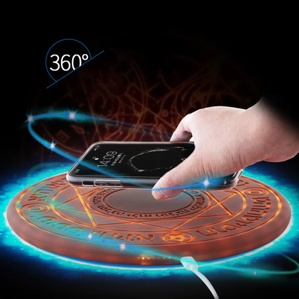 10W Universal Magic Circle Wireless Charger Qi Wireless Fast Quick - Technical View