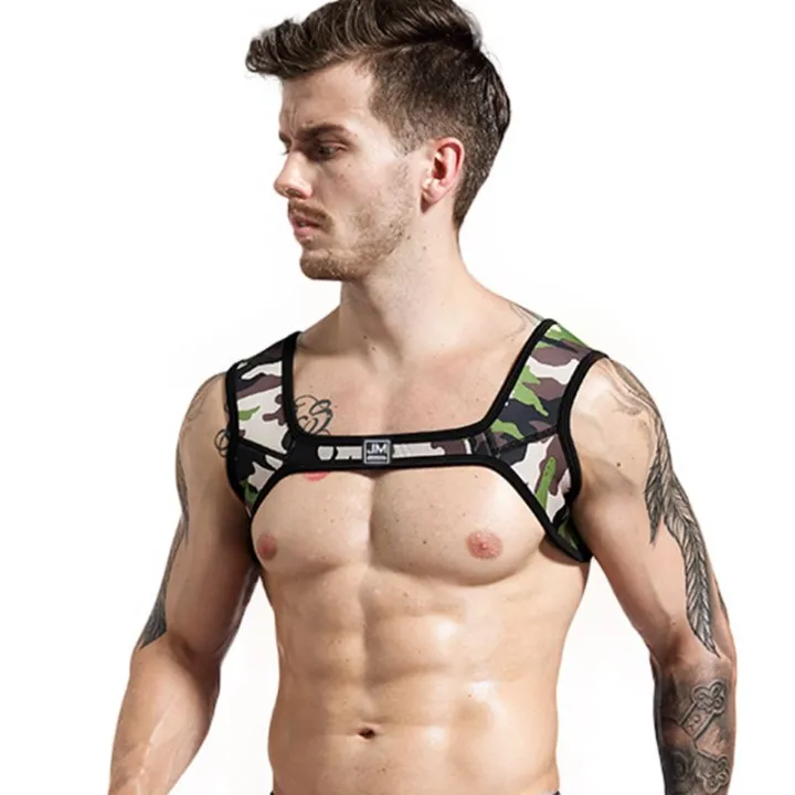 JOCKMAIL%20Men's%20Fitness%20Neoprene%20Harness%20Sports%20Shoulder%20Ss%20Muscle%20Exercise%20Protective%20Gear%20Support%20%20TaTop%20Gay%20Wear%20-%20Image%205