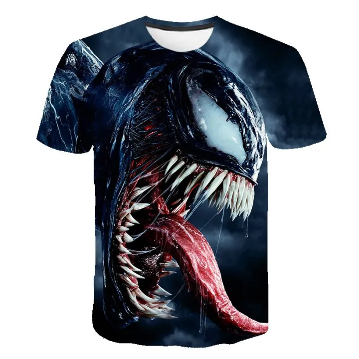 Marvel%20Boys%20Clothes%202023%20New%20Kids%20Summer%20Venom%20Print%20Boy%20Short%20Sleeve%20T-shirt%203D%20Print%20T%20Shirt%20Casual%20Breathable%20Funny%20T%20Shirts%20-%20Image%203
