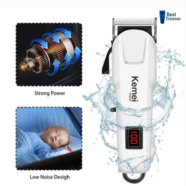 Kemei%20KM-809A%20Digital%20AC/DC%20Electric%20Rechargeable%20Professional%20Hair%20Clipper%20Trimmer%20-%20Image%209