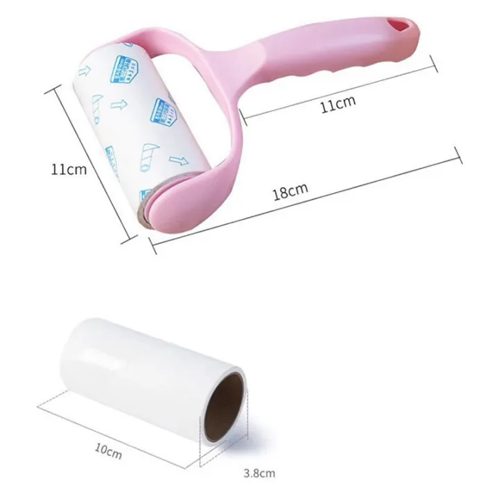 Strong%20Sticky%20Lint%20Roller%20Dust%20Hair%20Removal%20Cover%20Refillable%20Remove%20Clean%20Bedroom%20Carpet%20Hair%20Fur%20Dust%20-%20Image%203