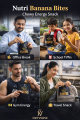 Nutri Banana Bites – Chewy Energy Snack | Natural Banana, Nuts & Seeds | No Frying | DryVerse. 