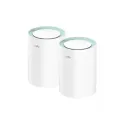 Cudy M1300 AC1200 Mbps Gigabit Dual-Band Mesh (2-Pack) Wi-Fi Router. 