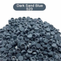 300PCS Blue Color Round Tile 1x1 98138 Building Block Part Brick for Kids Pixel Art Remix Painting QR Code Gift Children DIY Toy. 