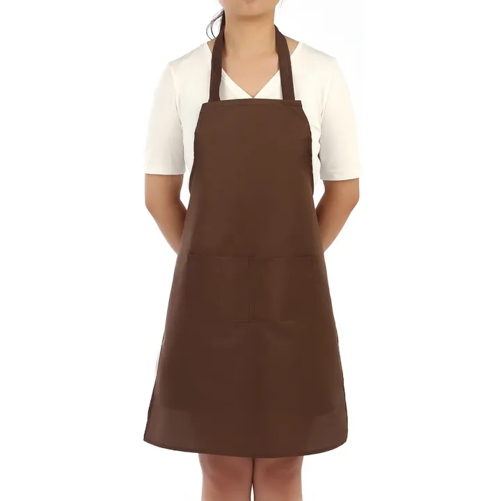 Cooking%20Aprons%20Home%20Male%20Female%20Chef%20Aprons%20Restaurant%20Cooking%20Baking%20Dress%20-Proof%20Pockets%20Apron%20Kitchen%20Accessories%20-%20Image%202
