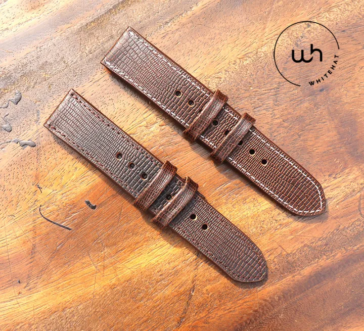 New%20Leather%20Watchband%20Wrist%20Strap%2020mm%2022mm%2024mm%20With%20Silver%20Stainless%20Steel%20Buckle%20-%20Image%203