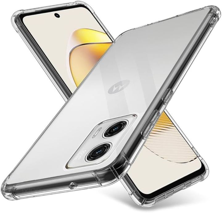 Motorola Moto G53 Premium Silicone Case Crystal Clear Soft TPU Ultra-Thin Transparent Flexible Protective Mobile Phone Back Cover