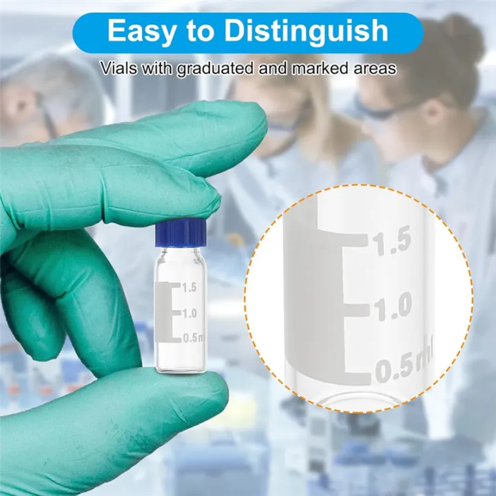 2ml Autosampler Vial, HPLC/ Vials 9-425 Lab Clear Vials Sample Vial ...