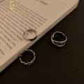 Cool Retro 3Pcs/Set Rings Set Ins Opening Rings Adjust. 