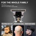 T9 Rechargeble Hair Trimmer LCD Electric Clipper Oil Shaving Head Pusher Carving Beard Shaver for Men Care. 