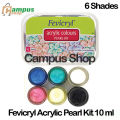 Fevicry Pearl Kit Acrylic Color 10 ml 6 Shades.