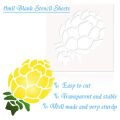20Pcs Clear Mylar Stencil Sheets 12 inch Blank Stencil Material Sheets,for Compatible Cricut & Silhouette Cutting.