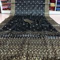 Half silk afsan print saree for women Tangail Saree. 