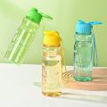 650ML Transparent Portable Leak-proof Shaker Sports Water Bottle with Lid For School Gym Travel Girl Boy BPA Free Water Bottles.