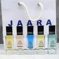 JAARA 5 Mix Flavor - Unveiling a Symphony of Scents - 6 x 5 = 30 ml Roll-On System - Alcohol-Free Perfume Oil. 