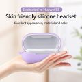 For Huawei FreeBuds SE Pure Color Bluetooth Earphone Silicone Case with Hook. 