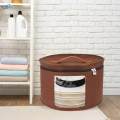 Hat Storage Box Portable Foldable Stackable Hat Box Round Caps Boxes for Clothes Closet Organizer.