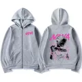 Anime Nana Osaki Zipper Hoodie Men's Harajuku Oversized Zip Up Sweatshirt Fashion Fleece Pullover Hooded Unisex Loose Streetwear. 