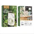 Hoco Mini Ac Fan (2 in 1) Multi-Function Humidifier Rechargeable Mini Ac Fan.