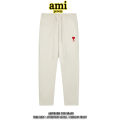 AMI prem Official Pants Men's Autumn New Casual Sports Trousers Fashion Brand Drooping Straight Wide Leg Sweatpants. 