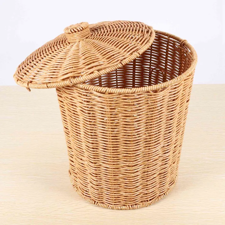 Woven%20Basket%20Trash%20Can%20Round%20Rattan%20Waste%20Basket%20with%20Lid%20Planter%20Woven%20Storage%20Baskets%20Wicker%20Wastebasket%20Garbage%20Bin%20-%20Image%204