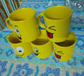 1Pcs Emoji Coffee Mug - Single Yellow Cup for Coffee, Tea, Water, Milk - Great Gift Option. 