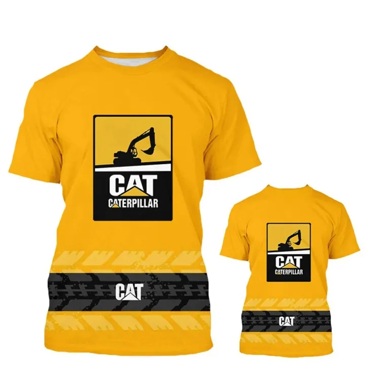 2023%20Cool%20Summer%20CAT%20Excavator%20T-Shirts%20for%20Men%20and%20Women:%20Streetwear%20with%203D%20Printed%20Caterpillar%20Design%20-%20Image%204