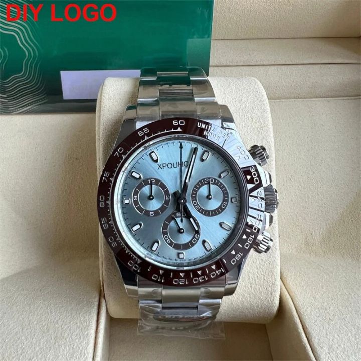 igh Quality Luxury Men's Watch Fully Functional Three Eyes Mechanical Watch Fashion Men's Business Watch (With Full Packaging)